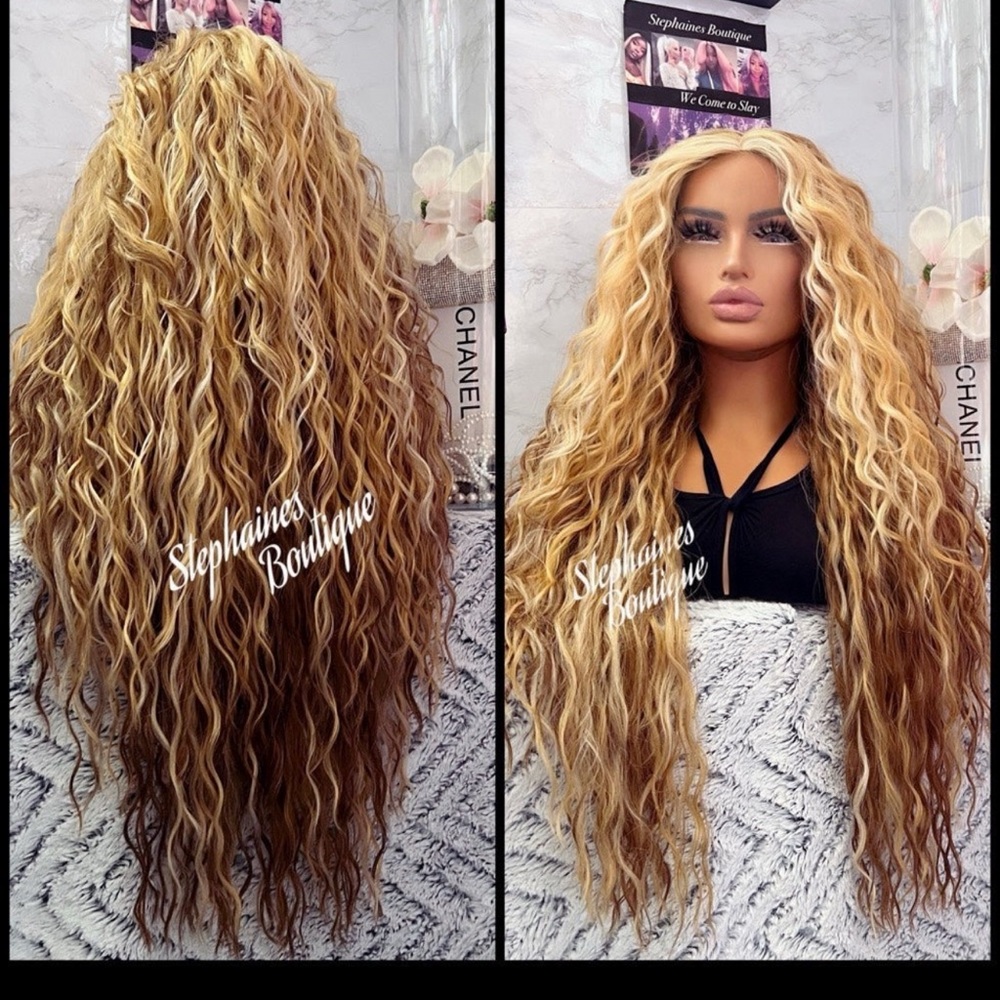 Human Hair Blended Lace Part Wig Lace Front Wig
